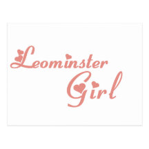 Camisetas da menina de Leominster Cartão Postal