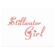 Camisetas da menina de Stillwater Cartão Postal