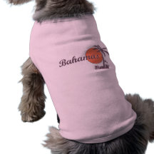 Camisola de alças vestida Bahama do animal de esti Roupa Para Cães