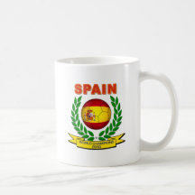 Campeão 2010 do mundo da espanha canecas