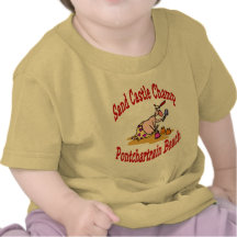 Campeão do castelo da areia da praia de Pontchartr Camisetas
