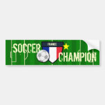 Campeão do futebol de France Adesivos