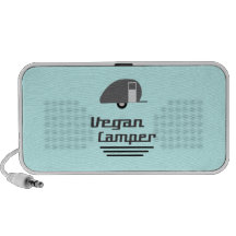 Campista do Vegan no preto Caixinha De Som Para Viagem