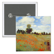 Campo das papoilas, Claude Monet Boton