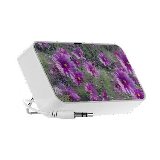 Campo de auto-falante das flores caixinhas de som de viagem