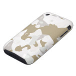 Camuflagem da neve capas fortes de iPhone 3