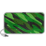 camuflagem verde do exército da selva textured caixinhas de som para viagem