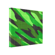 camuflagem verde do exército da selva textured impressão em tela canvas