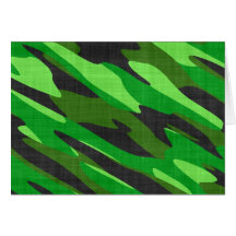 camuflagem verde do exército da selva textured cartão