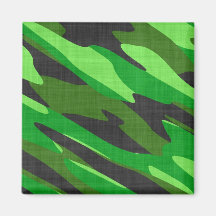 camuflagem verde do exército da selva textured imã