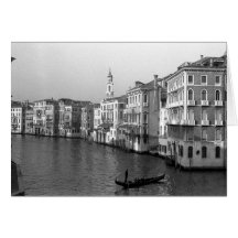 Canais de Veneza Italia Cartoes