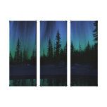 "Canção canvas do Triptych do céu" Impressão De Canvas Esticadas