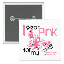 Cancro da mama EU VISTO o ROSA PARA MEUS PACIENTES Pins