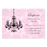 Candelabro RSVP do Victorian Convite Personalizados