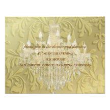 Candelabro, RSVP ou cartões da recepção customizáv Convites Personalizados