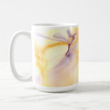 Caneca abstrata da aguarela