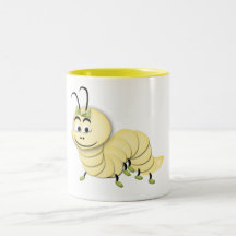 Caneca amarela do sem-fim