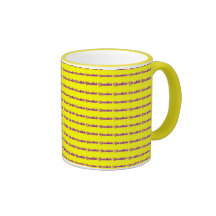 Caneca amarela & roxa de Bismillah