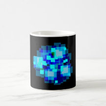 Caneca azul das cores