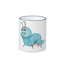 Caneca azul do sem-fim