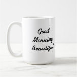 Caneca bonita do bom dia