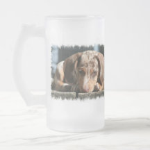 Caneca bonito do fosco do filhote de cachorro de D