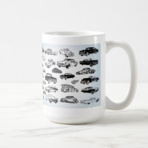 Caneca clássica legal dos carros