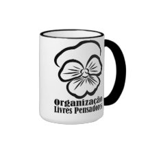 Caneca com logo e nome abaixo