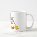 Caneca com logotipo da folha
