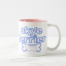 Caneca cor-de-rosa & azul de Skye Terrier