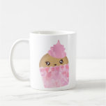 Caneca cor-de-rosa do cupcake