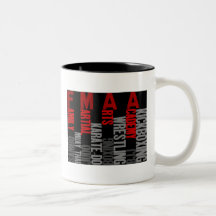 Caneca da academia das artes marciais da família
