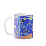 Caneca da arte: Peixes Cornish. Aquário azul do ma canegas