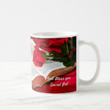 Caneca da bíblia, deus abençoe você amigo secreto