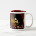 CANECA DA CABEÇA DO ESBOÇO DE BEETHOVEN
