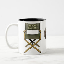 Caneca da cadeira do diretor Customisable