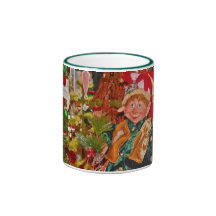 Caneca da campainha do duende do feriado