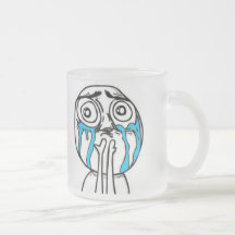 caneca da cara 9GAG/copo/vidro