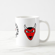 Caneca da cozinha do inferno do amor