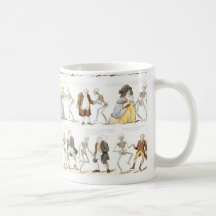 Caneca da dança dois da morte