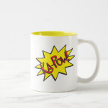 Caneca da história em quadrinhos do balão do prisi