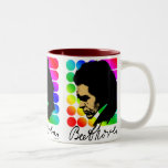 CANECA DA LUZ DA CABEÇA DO ARCO-ÍRIS DE BEETHOVEN