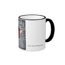 Caneca da rosa vermelha
