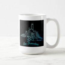 Caneca da skyline de San Francisco