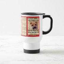 Caneca da viagem ao trabalho do salvamento de Shar