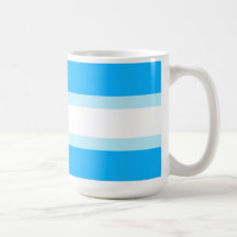 Caneca das listras azuis