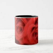 Caneca das rosas vermelhas