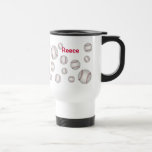 Caneca de aço personalizada amante dos esportes do