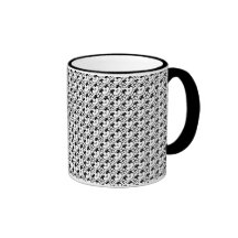 Caneca de café abstrata da campainha do design
