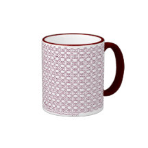 Caneca de café abstrata da campainha do design